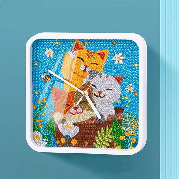DIY Diamond Painting Clock